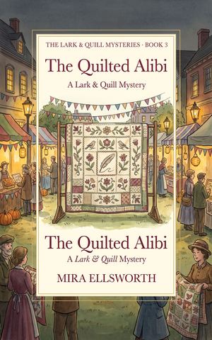 The Quilted Alibi — A Lark & Quill Mystery book cover